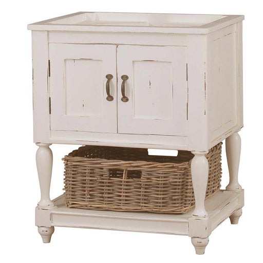Bramble - Jefferson Single Vanity without marble & sink - BR-66211WHD - GreatFurnitureDeal