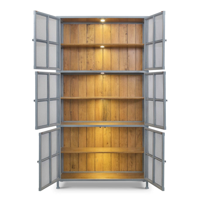 Bramble - Urban Storage Cabinet w/ 6 LED - BR-66682 - GreatFurnitureDeal