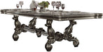 Acme Furniture - Versailles Antique Platinum 120" Extendable Rectangular Dining Table - 66820