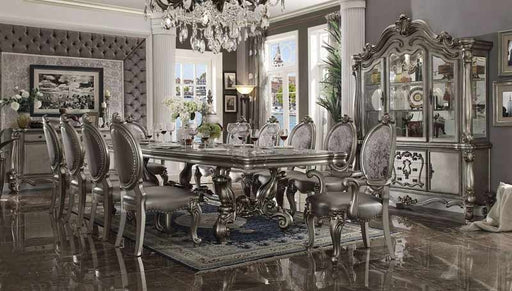 Acme Furniture - Versailles Antique Platinum 7 Piece Dining Table Set - 66820-7SET