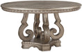 Acme Furniture - Northville Dining Table in Antique Champagne - 66915 - GreatFurnitureDeal