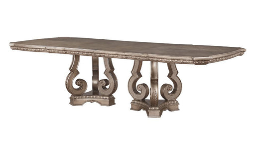 Acme Furniture - Northville Dining Table in Antique Silver - 66920 - GreatFurnitureDeal