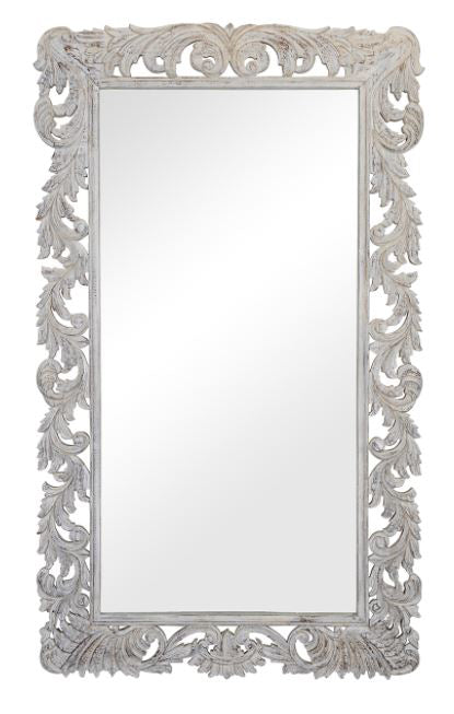 Classic Home Furniture - Sophia Carved Mirror White - 59060248 - GreatFurnitureDeal