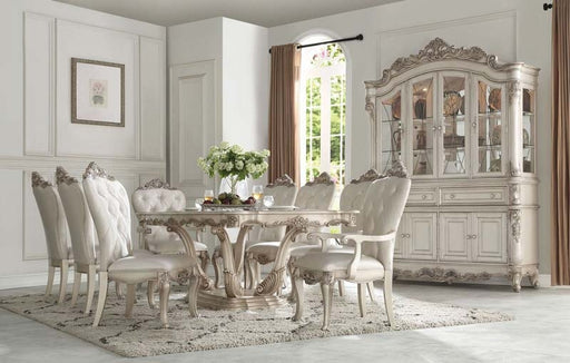 Acme Furniture - Gorsedd Antique White 5 Piece Dining Table Set - 67440-5SET - GreatFurnitureDeal