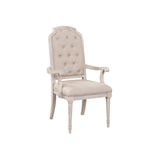 Acme Furniture - Wynsor Arm Chair Set Of 2 in Antique Champagne - 67533 - GreatFurnitureDeal