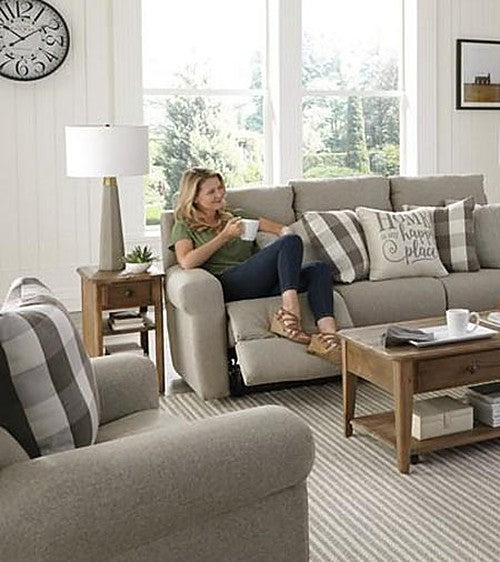 Catnapper - Westport Power Lay Flat Recliner in Metal-Charcoal - 61210-7-METAL - GreatFurnitureDeal