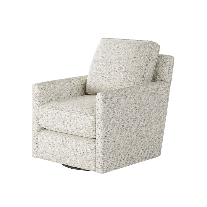 Southern Home Furnishings - Chat Domino Swivel Glider Chair in Multi - 21-02G-C Chat Domino