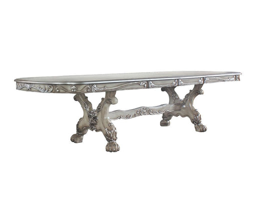 Acme Furniture - Dresden Dining Table (108"L) in Vintage Bone White - 68175 - GreatFurnitureDeal
