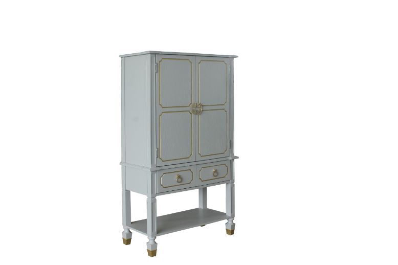 Acme Furniture - House Marchese Cabinet in Pearl Gray - 68865 - GreatFurnitureDeal