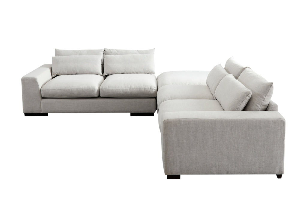 GFD Home - SOFA AND COMFORTABLE SECTIONAL SOFA LIGHT GREY（same as W223S00105，W223S01523，W223S01525。Size difference, See Details in page.） - GreatFurnitureDeal