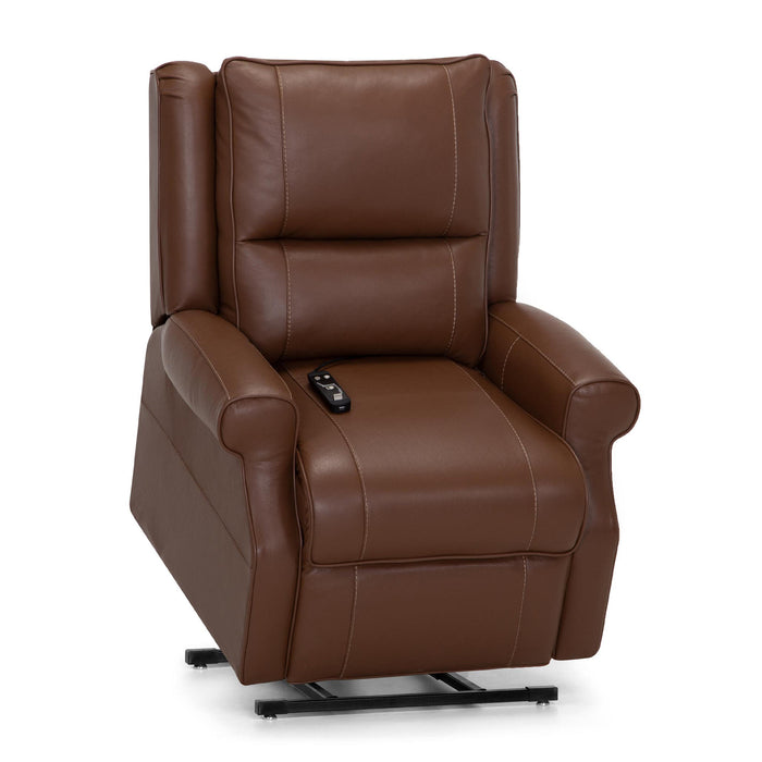 Franklin Furniture - Charles Leather Lift Chair - LM 90-15 Bison Acorn - GreatFurnitureDeal