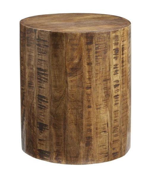 Coast To Coast - Callaway Natural Brown Round Accent Stool - 69245 - GreatFurnitureDeal