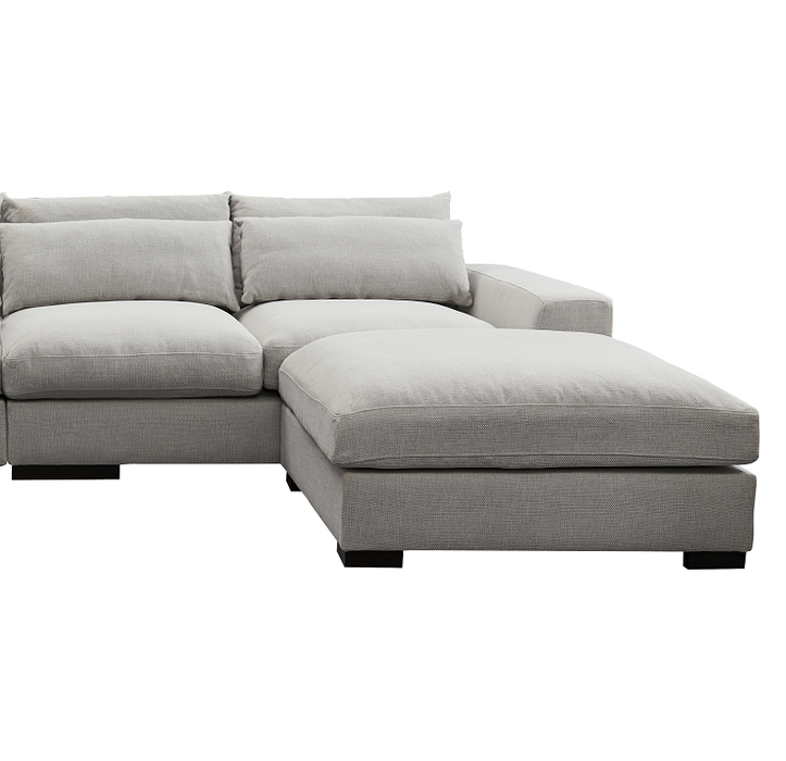 GFD Home - SOFA AND COMFORTABLE SECTIONAL SOFA LIGHT GREY（same as W223S00105，W223S01523，W223S01525。Size difference, See Details in page.） - GreatFurnitureDeal