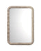 Jamie Young Company - Rectangle Audrey Mirror in White Washed Wood - 6AUDR-RECTWH - GreatFurnitureDeal