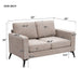 GFD Home -[VIDEO provided] [New]Modern 3-Piece Sofa Sets with Sturdy Metal Legs,Chenille Upholstered Couches Sets Including 3-Seat Sofa, Loveseat and Single Chair for Living Room Furniture Set (1+2+3 Seat) - GreatFurnitureDeal