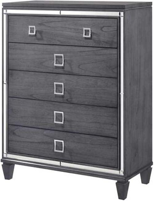 Myco Furniture - Skylar Chest in Gray - 974-CH-GY-3A - GreatFurnitureDeal