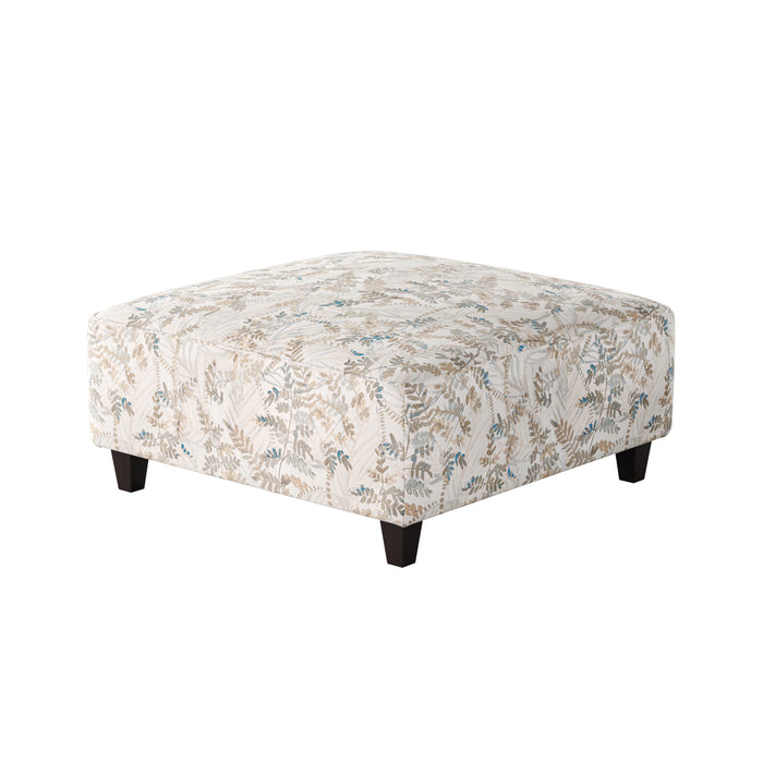 Southern Home Furnishings - Fetty Citrus 38"Cocktail Ottoman in Multi - 109-C Fetty Citrus - GreatFurnitureDeal