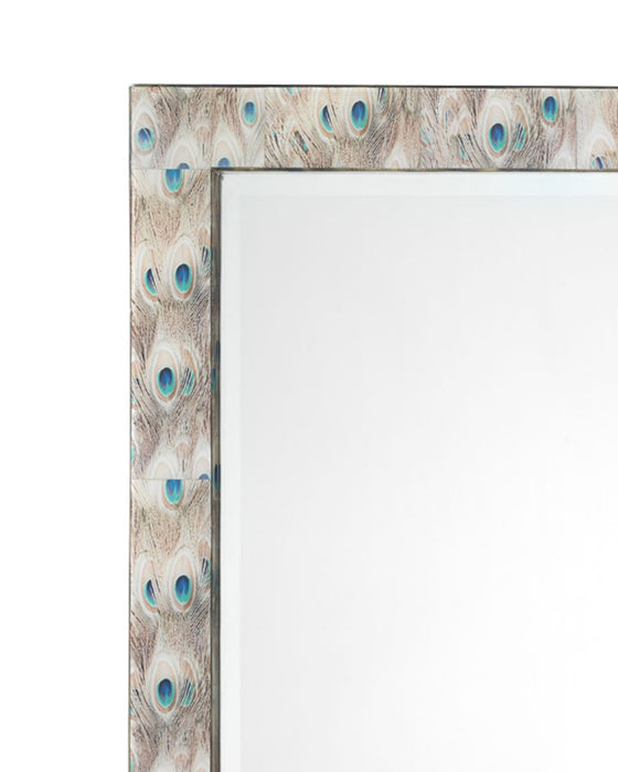Jamie Young Company - Plume Rectangle Mirror - 6PLUM-RECTWH - GreatFurnitureDeal