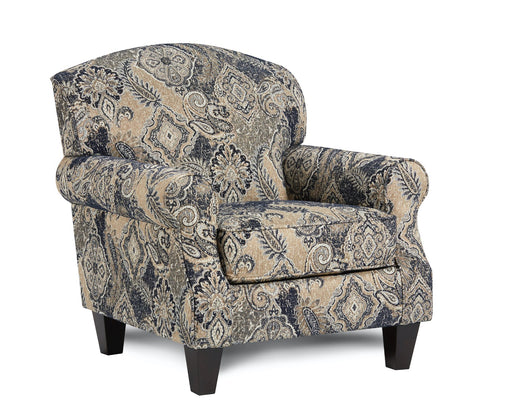 Southern Home Furnishings - Grande Glacier Accent Chair in Multi - 532 Lifes a Beach Oceanside - GreatFurnitureDeal
