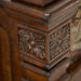 AICO Furniture - Windsor Court 4 Piece Queen Mansion Bedroom Set in Vintage Fruitwood - 70000QNMB-54-4SET - GreatFurnitureDeal