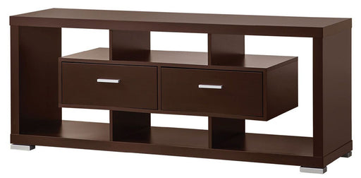 Coaster Furniture - 700112 Cappuccino Storage TV Console - 700112 - GreatFurnitureDeal