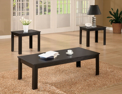 Coaster Furniture - Black 3 Piece Table Set - 700225-3set - GreatFurnitureDeal