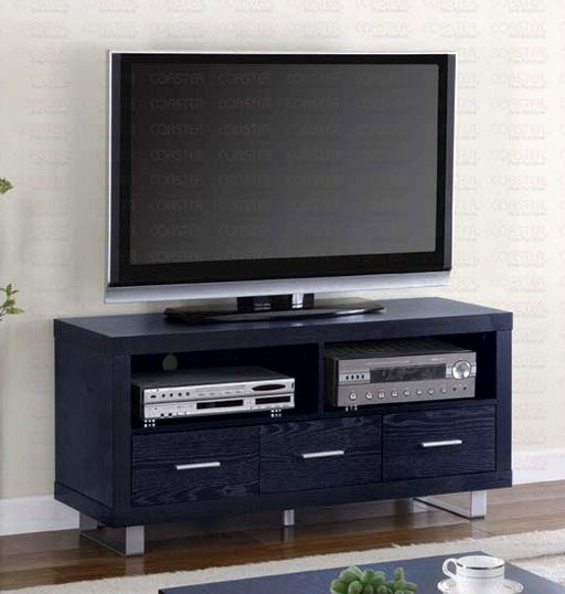 Coaster Furniture - Black Plasma TV Stand - 700644 - GreatFurnitureDeal