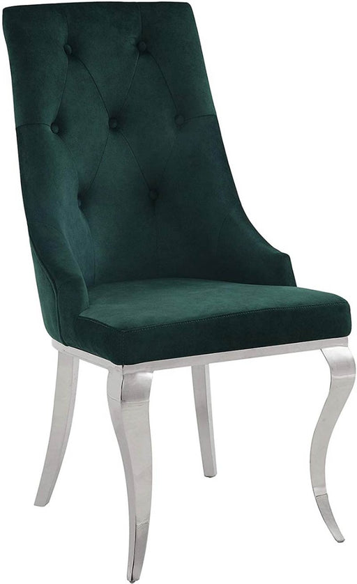 Acme Furniture - Dekel Side Chair (Set-2) in Green - 70142 - GreatFurnitureDeal