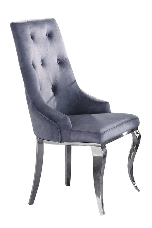 Acme Furniture - Dekel Side Chair (Set-2) in Gray - 70143 - GreatFurnitureDeal