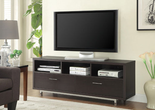 Coaster Furniture - 701973 Cappuccino Storage Tv Console - 701973 - GreatFurnitureDeal