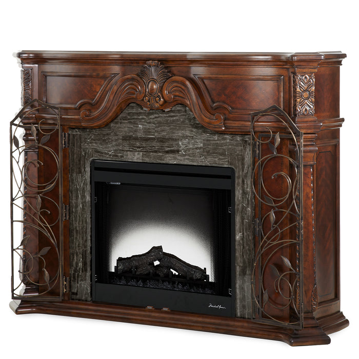 Aico furniture - Windsor Court Fireplace With Insert - 70220-54