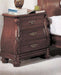 Myco Furniture - Sierra 3 Drawer Nightstand In Cherry - 7023N - GreatFurnitureDeal