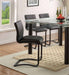 Acme Furniture - Gordie Black PU Counter Height Chair (Set-2) - 70257