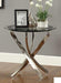 Coaster Furniture - Black-Chrome End Table - 702587 - GreatFurnitureDeal