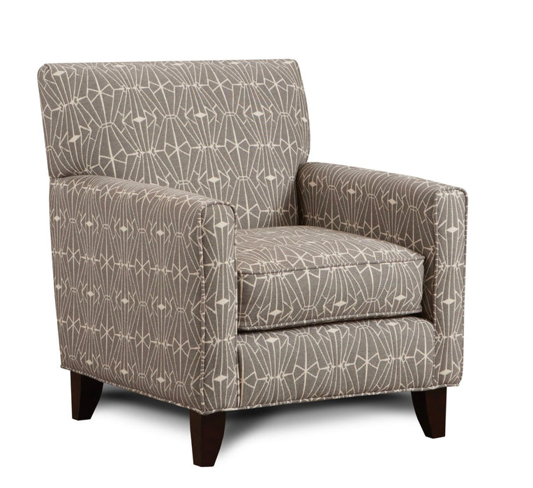 Southern Home Furnishings - Sugarshack Glacier Chair in Charcoal - 702 Emblem Charcoal Chair - GreatFurnitureDeal