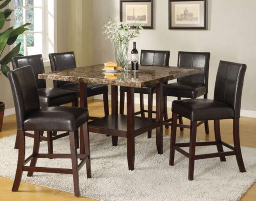 Acme Furniture - Idris 7 Piece Counter Height Dining Table Set - 70355-7SET - GreatFurnitureDeal