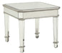 Coaster Furniture - Silver Mirror Panel End Table - 703937 - GreatFurnitureDeal