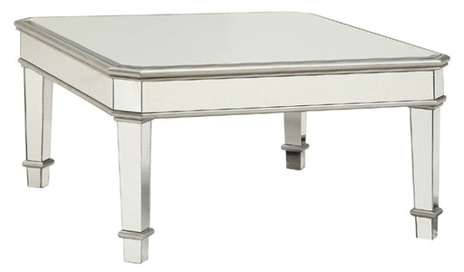 Coaster Furniture - Silver Mirror Panel Coffee Table - 703938 - GreatFurnitureDeal