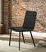 Acme Furniture - Hosmer Black TGL & Antique Black Side Chair (Set-2) - 70422
