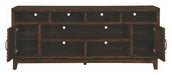 Coaster Furniture - Rustic Mindy 84" TV Console - 704243 - Open View