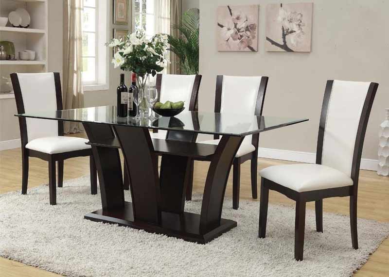 Acme Furniture - Malik Rectangular Dining Table with 4 Side Chairs in Espresso - 70505-5set