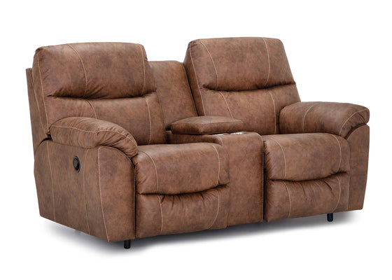 Franklin Furniture - Cabot 2 Piece Reclining Sofa Set in Chief Saddle - 70742-34-CHIEF SADDLE