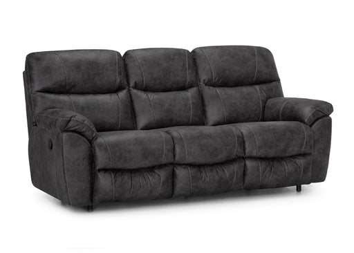 Franklin Furniture - Cabot Reclining Sofa Power Recline-USB Port in Chief Charcoal - 70742-83-CHARCOAL