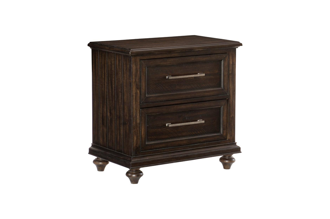 Homelegance - Cardano Night Stand in Driftwood Charcoal - 1689-4 - GreatFurnitureDeal