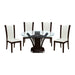 Homelegance - Daisy 5 Piece Dining Room Set in Espresso - 710-54*5WS - GreatFurnitureDeal