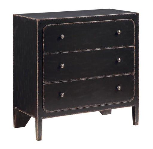 Coast To Coast - Patterson Aged Black 3Drawer Chest - 71147 - GreatFurnitureDeal