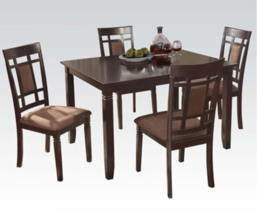 Acme Furniture - Sonata 5 Piece Dining Table Set in Cherry - 71164-5SET - GreatFurnitureDeal