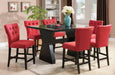 Acme Furniture - Effie 6 Piece Counter Height Table Set in Espresso - 71520-7SET - GreatFurnitureDeal