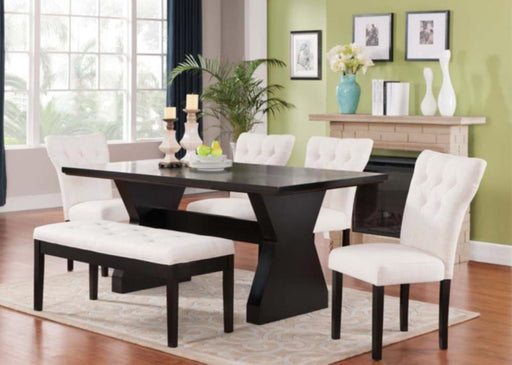 Acme Furniture - Effie 6 Piece Dining Table Set in Espresso - 71515-BE-6SET - GreatFurnitureDeal