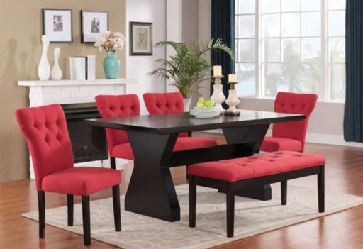 Acme Furniture - Effie 6 Piece Dining Table Set in Espresso - 71515-6SET - GreatFurnitureDeal